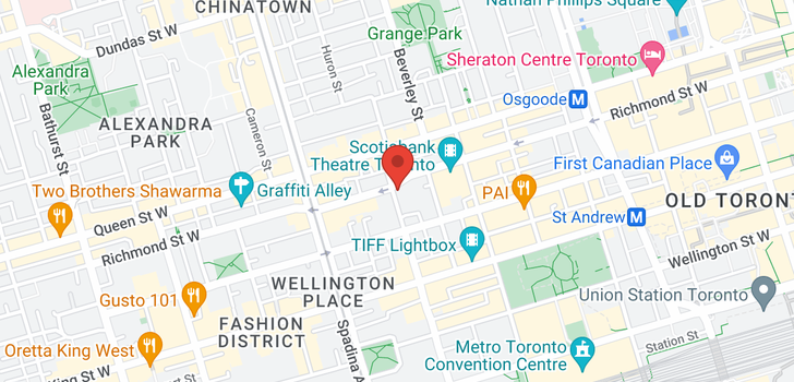 map of #3306 -125 PETER ST